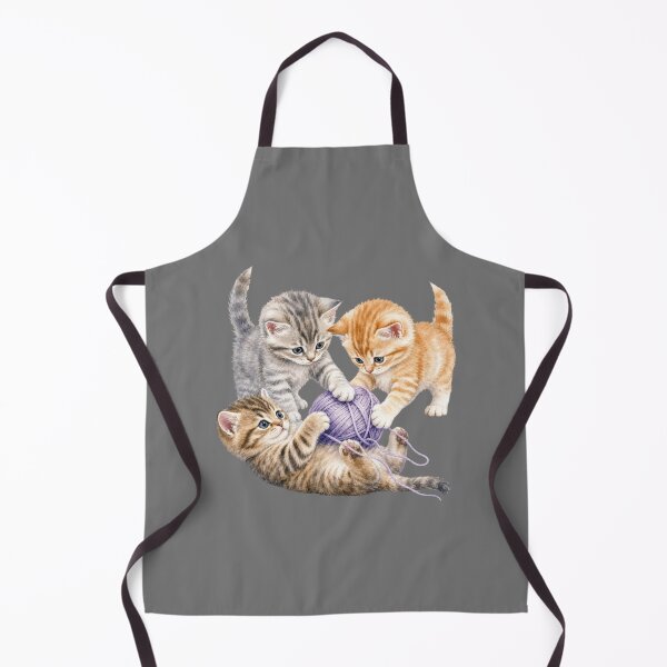 Item preview, Cute Kittens Playing with Yarn Watercolor - Watercolor Nursery Art designed and sold by PAPIRO SIGLO XXI.