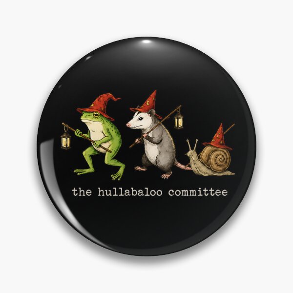 Item preview, The Hullabaloo Committee Funny Opossum Frog Wizard designed and sold by Ali-printshop.