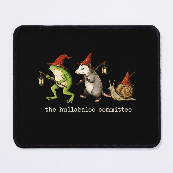 Item preview, The Hullabaloo Committee Funny Opossum Frog Wizard designed and sold by Ali-printshop.