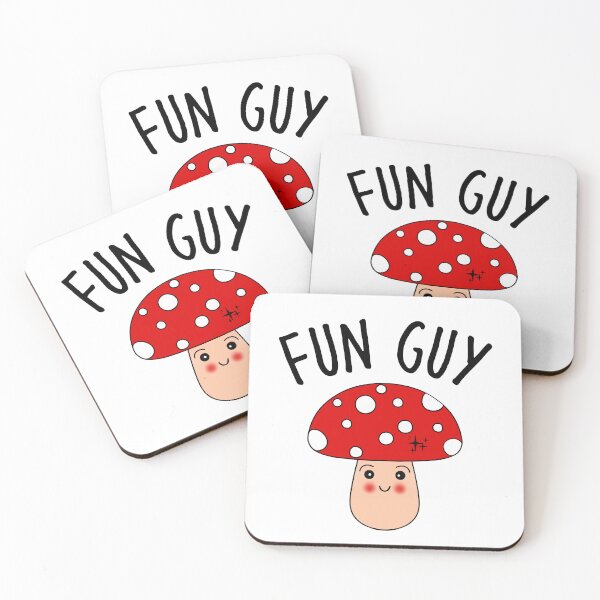 Item preview, Fun Guy Cute Mushroom Pun designed and sold by Sartoris Art.