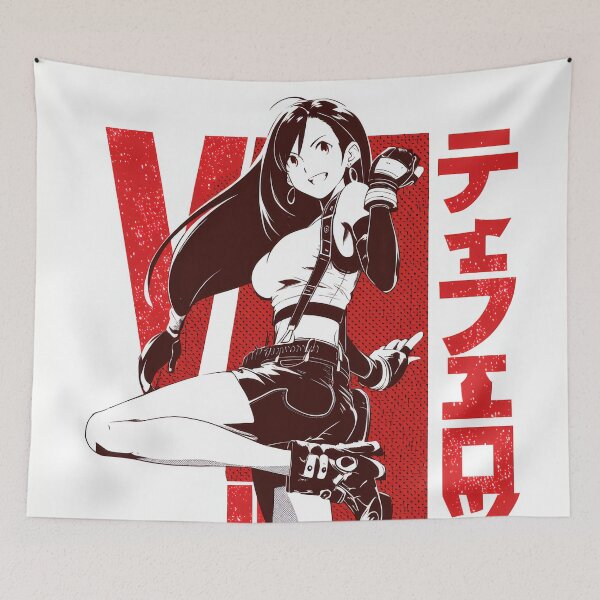 Item preview, Duo Red Tifa  designed and sold by AnimeArsenalPrints.