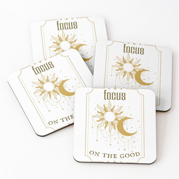 Item preview, Focus on the Good Positive Tarot Sun Moon Design designed and sold by LAJdesigns.