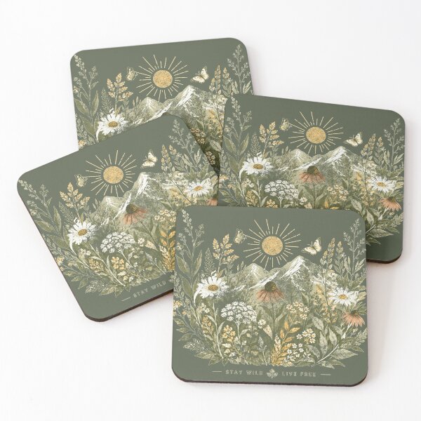 Item preview, Distressed Wilderkind Flowers Stay Wild  designed and sold by BlueLineLAX.