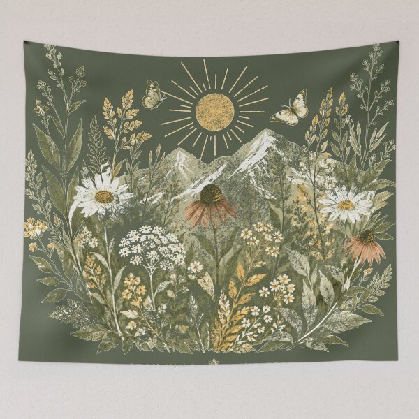 Item preview, Distressed Wilderkind Flowers Stay Wild designed and sold by BlueLineLAX.