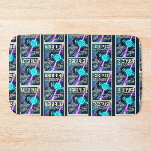 Item preview, Fastest Pulsar Retro NASA Travel Poster Hypervelocity designed and sold by RetroRewind Studio.