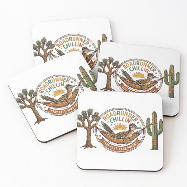 Item preview, Retro Roadrunner Chillin' | Southwestern Desert Wildlife Hammock Art designed and sold by Wear Sculpt.