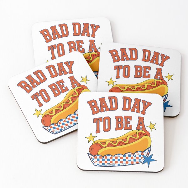 Item preview, Bad Day to Be a Hot Dog - Funny 4th of July BBQ Cookout Design designed and sold by BumbleBloom7.