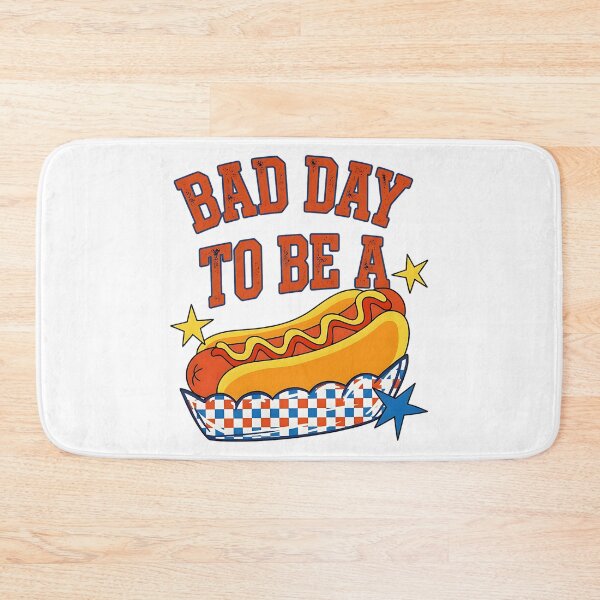 Item preview, Bad Day to Be a Hot Dog - Funny 4th of July BBQ Cookout Design designed and sold by BumbleBloom7.
