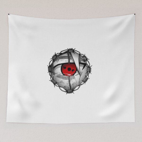 Item preview, Crimson Sharingan Eye Locked in Wire Fencing designed and sold by Deviantfant.