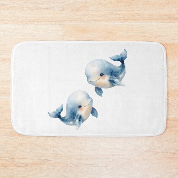 Item preview, Cute Watercolor Baby Whales - Watercolor Nursery Art designed and sold by PAPIRO SIGLO XXI.