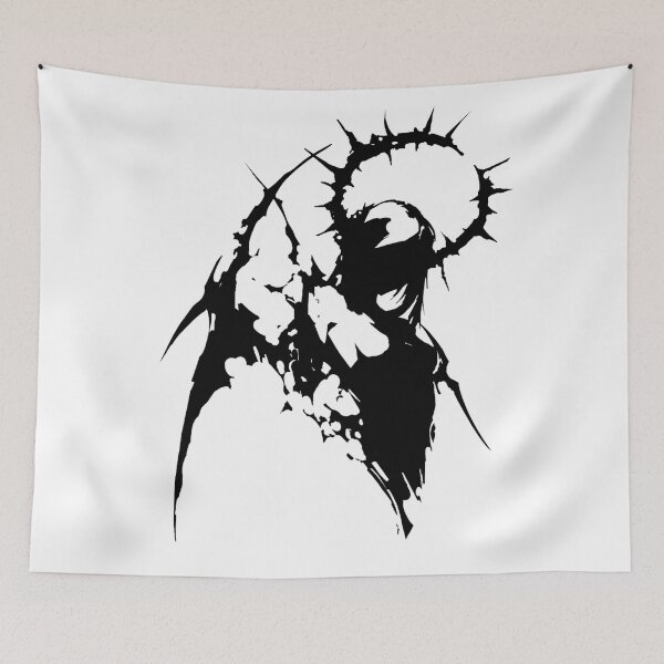 Item preview, fallen angel gothic silhouette designed and sold by Tribalgothss.
