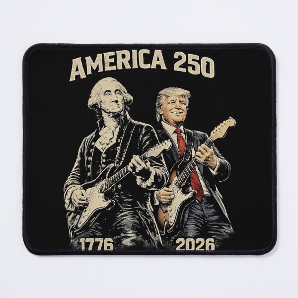 Item preview, America 250 George Washington Donald Trump Guitar Jam designed and sold by DopeTeezCompany.
