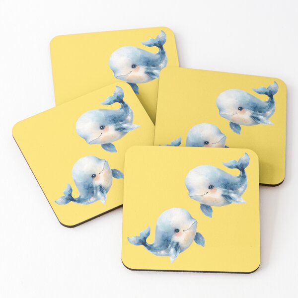 Item preview, Cute Watercolor Baby Whales - Watercolor Nursery Art designed and sold by PAPIRO SIGLO XXI.