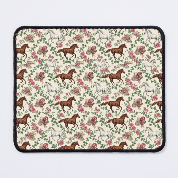 Item preview, Vintage Equestrian Heritage Victorian Horse Seamless Pattern designed and sold by MAGICKEY2024.