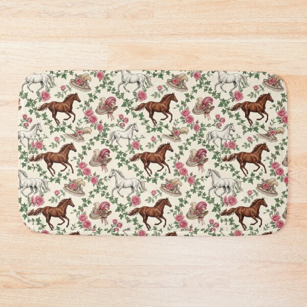 Item preview, Vintage Equestrian Heritage Victorian Horse Seamless Pattern designed and sold by MAGICKEY2024.
