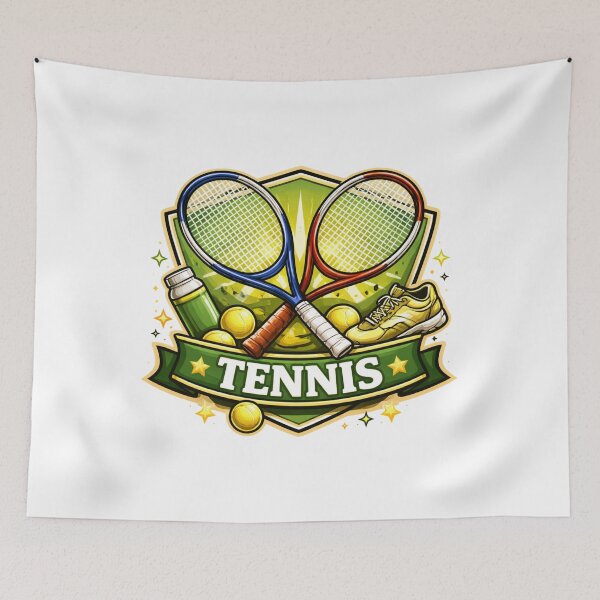 Item preview, Tennis Racquet Retro Design – Tennis Player Gift for Tennis Lovers & Athletes designed and sold by Wear Sculpt.