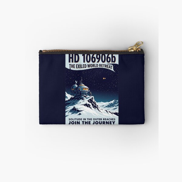 Item preview, HD 106906b Exiled Planet Retro NASA Travel Poster designed and sold by RetroRewind Studio.