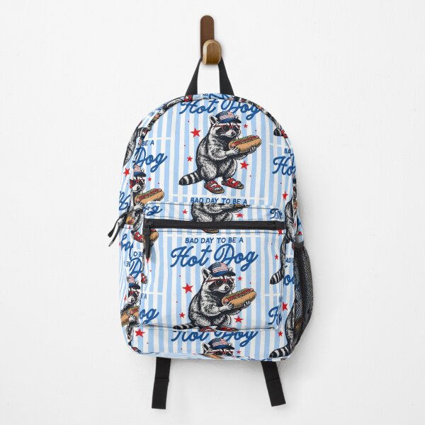 Item preview, Bad Day To Be A Hot Dog Funny Raccoon Patriotic 4th Of July designed and sold by Ali-printshop.