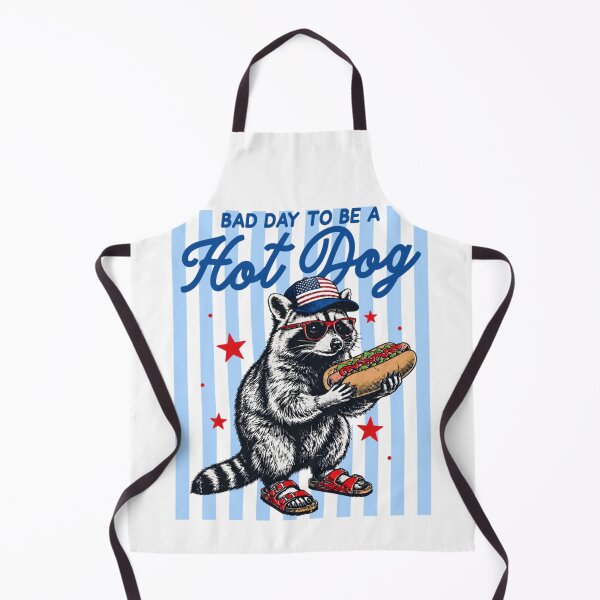 Item preview, Bad Day To Be A Hot Dog Funny Raccoon Patriotic 4th Of July designed and sold by Ali-printshop.