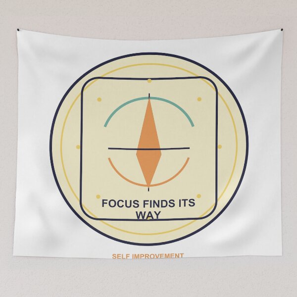 Item preview, Focus Finds Its Way Self Improvement Design designed and sold by houseoflushella.