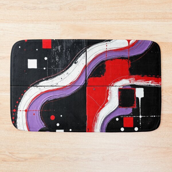 Item preview, violet current colorful geometric abstract design designed and sold by SmashingDeals.