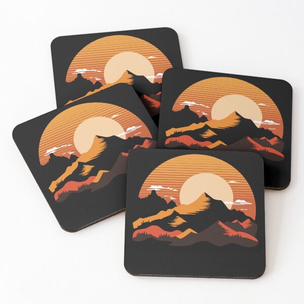 Item preview, Sunset Mountain Range designed and sold by VibetheSeason.