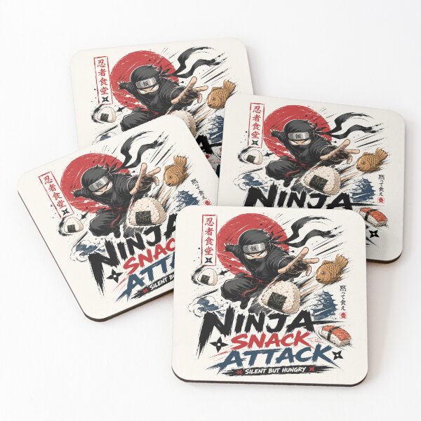 Item preview, Ninja Snack Attack Funny Sushi Tee designed and sold by Love-Japan.