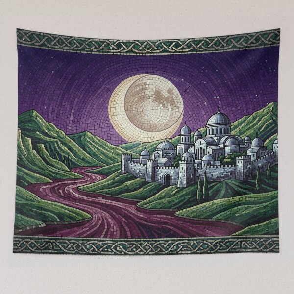 Item preview, Epic Citadel Landscape Byzantine Mosaic designed and sold by KCdS2026.