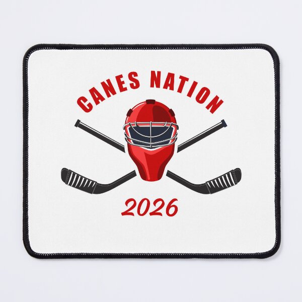 Item preview, Canes Nation Hockey Helmet Champions 2026 designed and sold by Dinaelsherkawy.