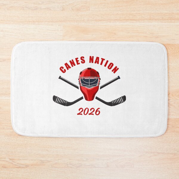 Item preview, Canes Nation Hockey Helmet Champions 2026 designed and sold by Dinaelsherkawy.