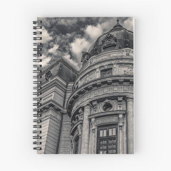 Item preview, Monumental Building in High-Contrast Black and White designed and sold by Rabee Khalil Photography.