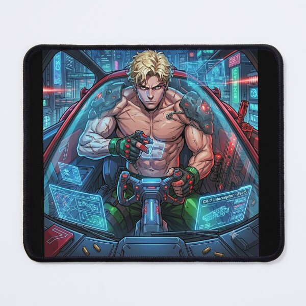Item preview, "Cyberpunk Warrior: Core Awakening" designed and sold by Mavila Forge.
