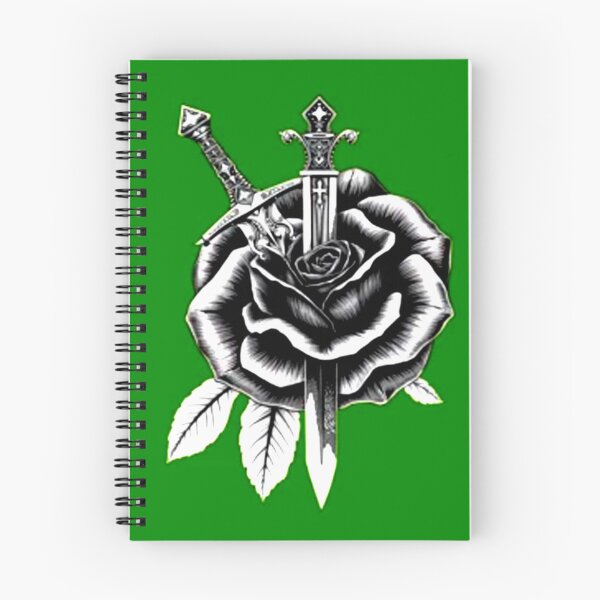 Item preview, ​Gothic Black Rose and Dagger Tattoo Art designed and sold by Polophgg.