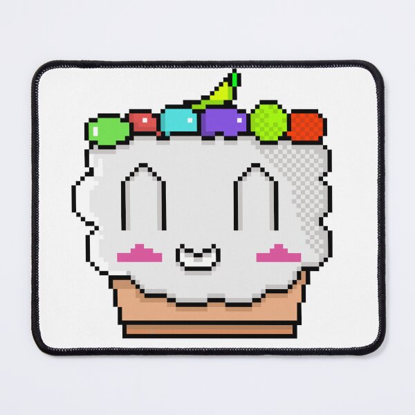 Item preview, Cute Kawaii Cupcake with Banana and Candy Pixel Art designed and sold by RetroRlx.
