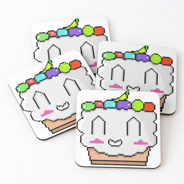 Item preview, Cute Kawaii Cupcake with Banana and Candy Pixel Art designed and sold by RetroRlx.
