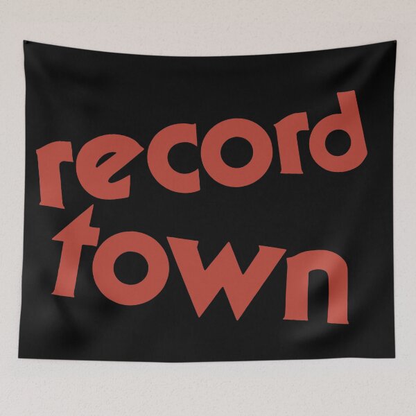 Item preview, Record Town designed and sold by pink-beagle.