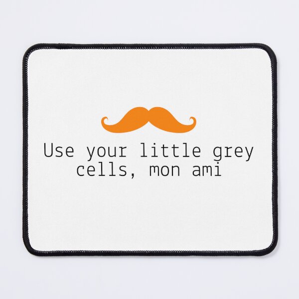 Item preview, Use your little grey cells designed and sold by Fantasy2Reality.