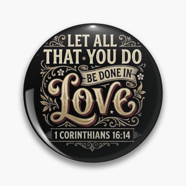 Item preview, 1 Corinthians 16 14 Bible Verse Let All Be Done In Love Vintage designed and sold by LumenWear | Modern Catholic Apparel & Christian Gifts.