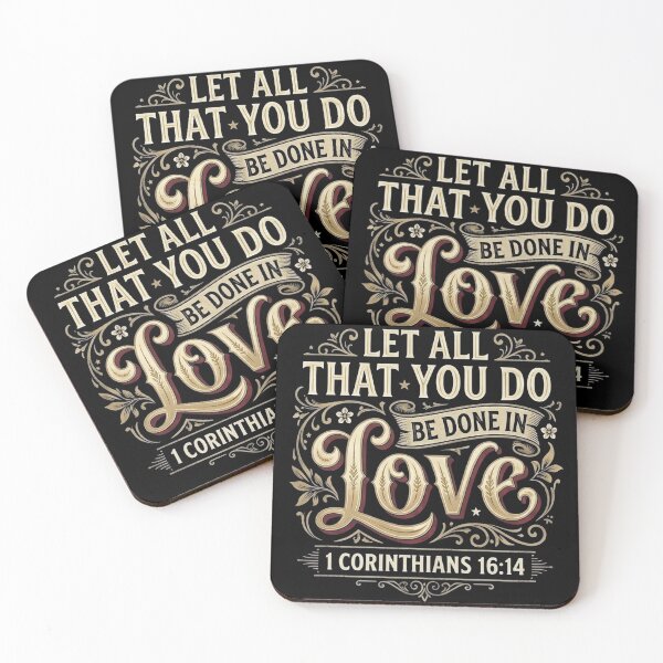 Item preview, 1 Corinthians 16 14 Bible Verse Let All Be Done In Love Vintage designed and sold by LumenWear | Modern Catholic Apparel & Christian Gifts.