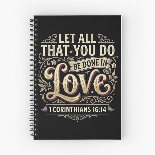 Item preview, 1 Corinthians 16 14 Bible Verse Let All Be Done In Love Vintage designed and sold by LumenWear | Modern Catholic Apparel & Christian Gifts.