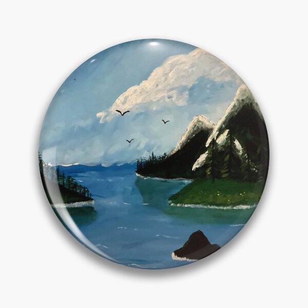 Item preview, Mountains by a Lake designed and sold by EdyJ.