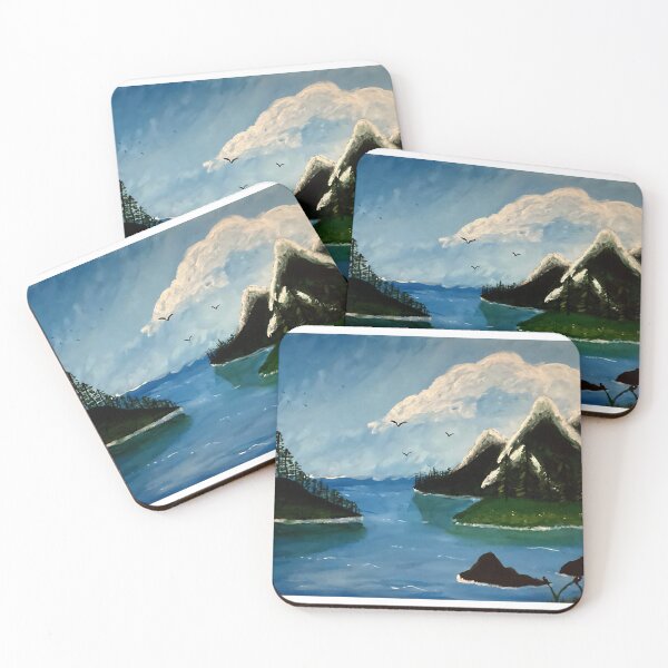 Item preview, Mountains by a Lake designed and sold by EdyJ.