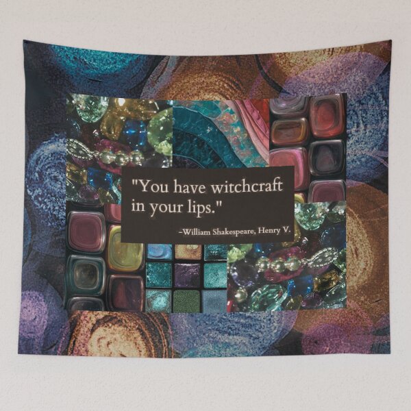 Item preview, You Have Witchcraft in Your Lips – Shakespeare Dark Academia Collage designed and sold by CrisCat.