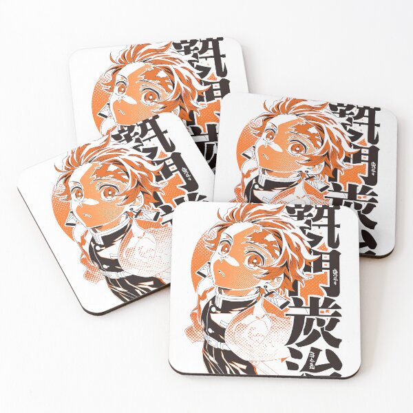 Artikelvorschau, Tanjiro Halbton Orange entworfen und verkauft von AnimeArsenalPrints.