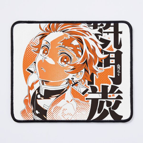 Item preview, Tanjiro Halftone Orange designed and sold by AnimeArsenalPrints.