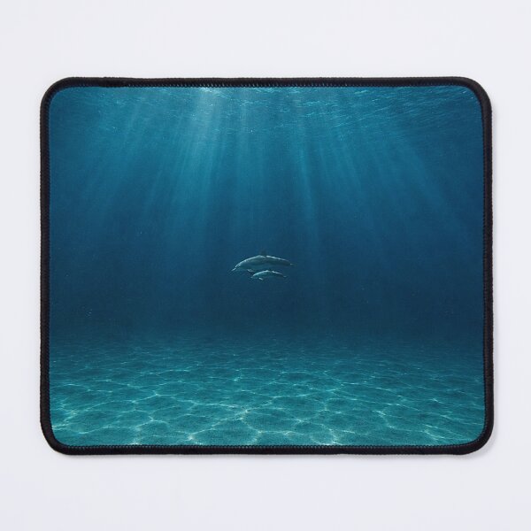 Item preview, Deep blue ocean With dolphins designed and sold by Ocean's ⭐⭐⭐⭐⭐.
