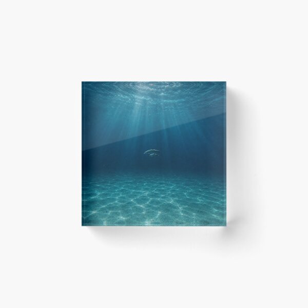 Item preview, Deep blue ocean With dolphins designed and sold by Ocean's ⭐⭐⭐⭐⭐.