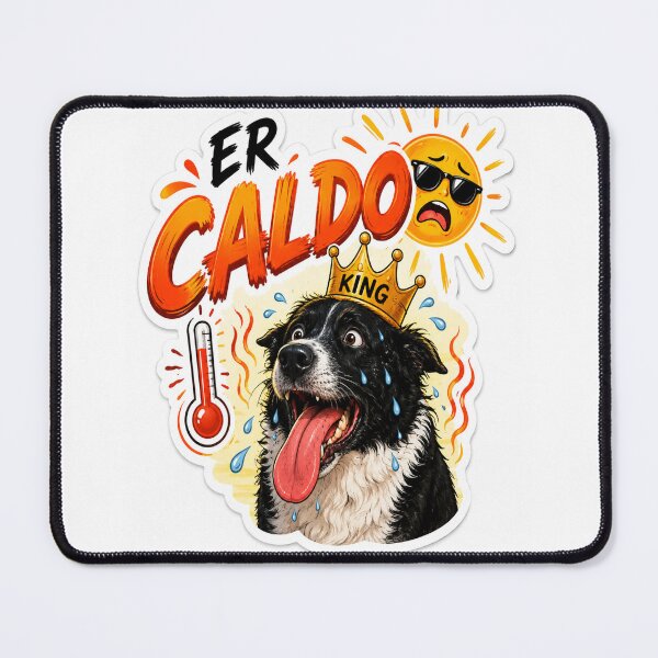 Item preview, Er Caldo – Funny Summer Dog designed and sold by RipantinaFantasy .