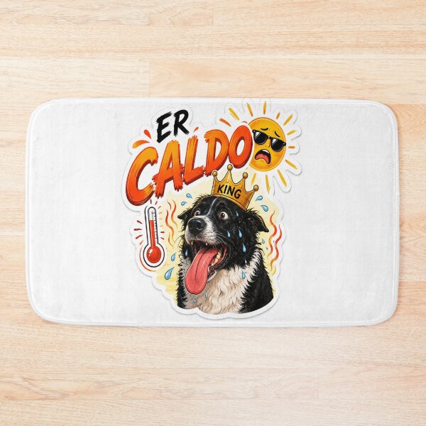 Item preview, Er Caldo – Funny Summer Dog designed and sold by RipantinaFantasy .