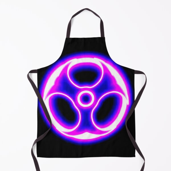 Item preview, Glowing Red Neon Biohazard Symbol Art designed and sold by Polophgg.